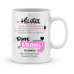 Cadeau personnalisé retraite - Mug bonne retraite modèle femme