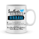 Une idée cadeau retraite - Mug excellente retraite modèle homme