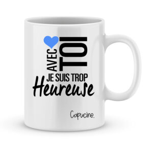 Cadeaux saint valentin, Cadeau Pour Ma Femme, MUG PERSONNALISÉ - MARI FEMME  - POUR TOUJOURS - TESCADEAUX