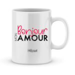 Idée cadeau saint valentin - Mug à personnaliser bonjour mon amour