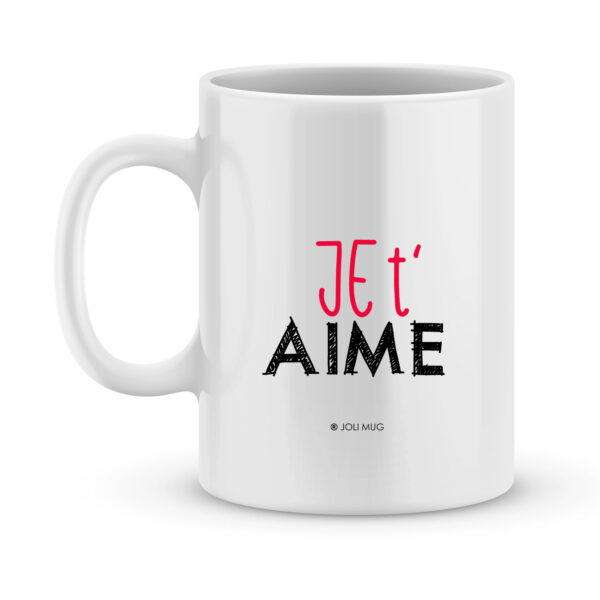 Idée cadeau saint valentin - Mug à personnaliser bonjour mon amour