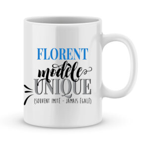 Cadeau humour unique. Mug personnalisé Modèle unique avec prénom