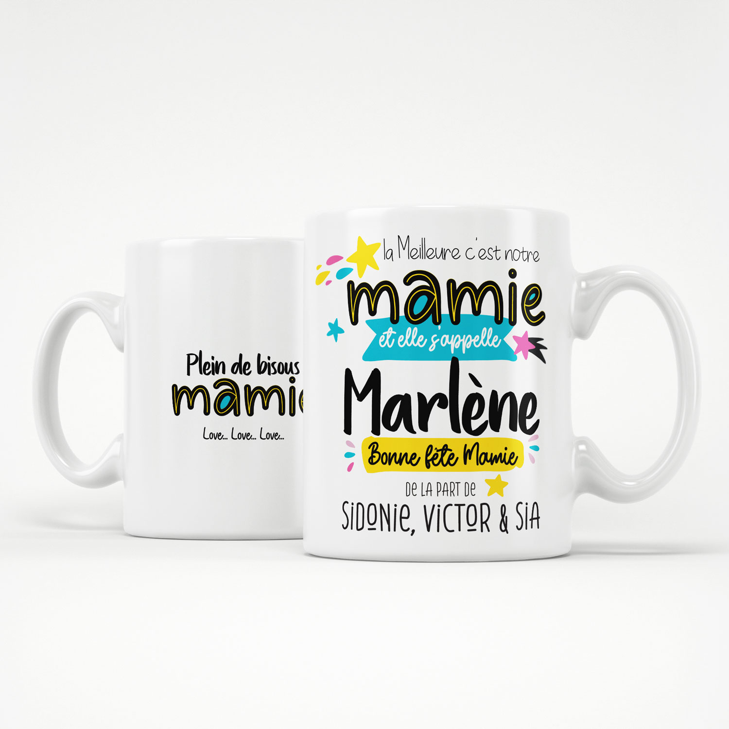 Joli mug grand-mére • Cari'n