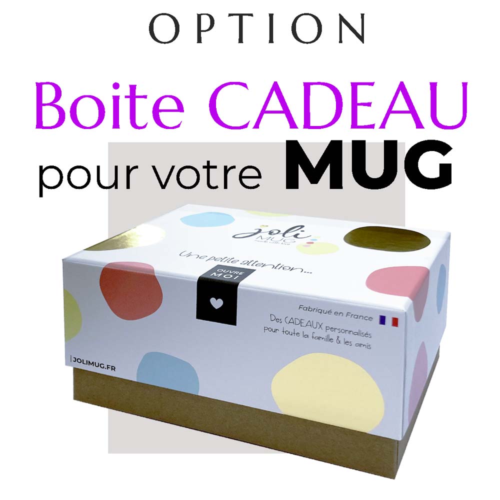 Cadeau humour. Mug personnalisé il a un grain avec prénom - JoliMug