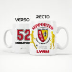 Mug Lens Foot Ligue 1 à personnaliser avec prénom et numéro