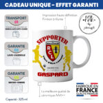 Mug Lens Foot Ligue 1 à personnaliser avec prénom et numéro