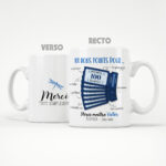 Cadeau personnalisé pour maître. Mug personnalisé bons points
