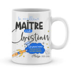 Idée cadeau pour maître. Mug personnalisé le meilleur maître