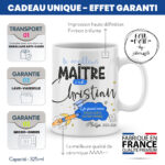Idée cadeau pour maître. Mug personnalisé le meilleur maître